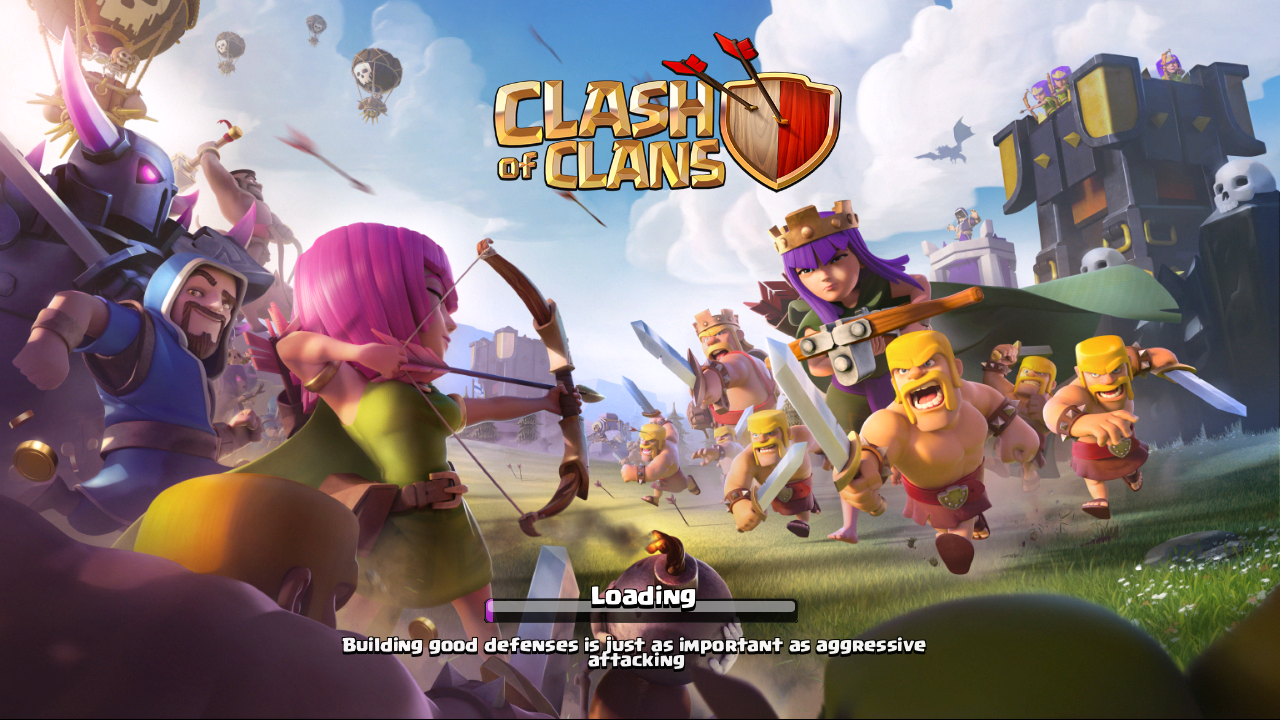 clash of clans hacked apk